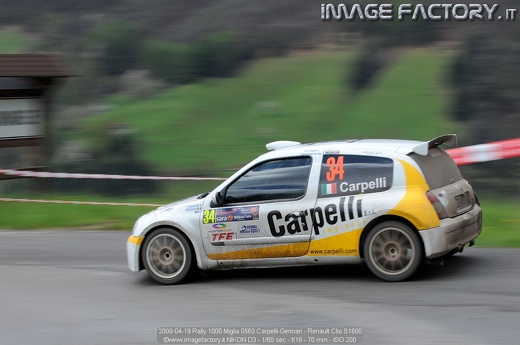 2008-04-19 Rally 1000 Miglia 0563 Carpelli-Gennari - Renault Clio S1600
